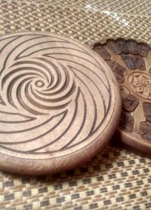 Набір слов'янських рун ведарь. (36 пун) (дуб, бук, ясень)