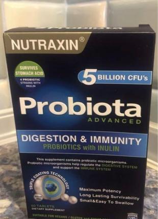 “ nutraxin “ - probiota , производитель турция .