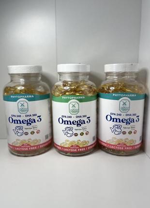 Omega3 - 200 капсул . турецький виробник «phytopharma “.