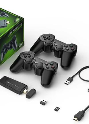 Игровая приставка data frog y3 lite game stick lite 64 gb, 4k ultra hd, 2 геймпада, 10000 ретро игр / комп №1