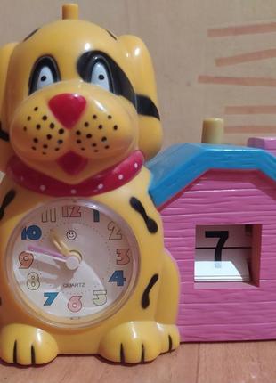 Продам годинник з календарем і будильником для дітей1 фото