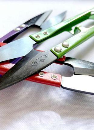 Ножницы швейные jna - 125xl (125mm) для обрезки нитки черное лезвие в ассортименте (снипперы) (6050)4 фото