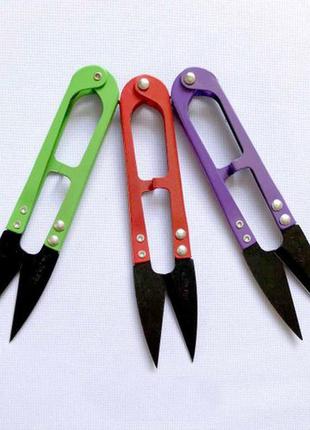 Ножницы швейные jna - 125xl (125mm) для обрезки нитки черное лезвие в ассортименте (снипперы) (6050)2 фото
