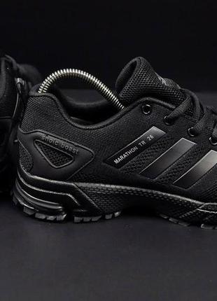 Кросівки чоловічі adidas marathon tr 26 all black👟2 фото