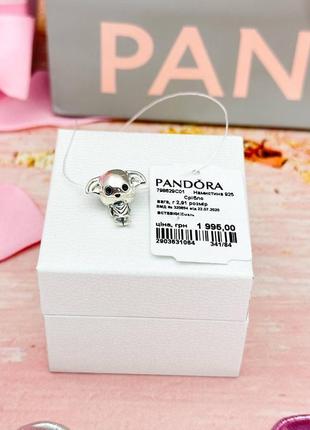 Срібна намистина pandora«добі»2 фото