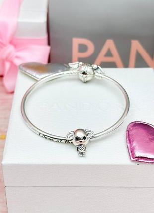 Срібна намистина pandora«добі»6 фото