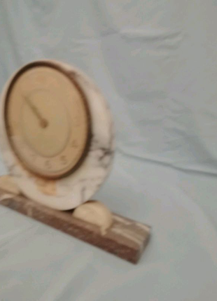Старовинний годинник мармур франція старинные часы настольные кам4 фото