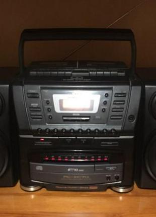 Магнітофон бумбокс jvc pc-x70 10 cd радіо касети у чудовому з...6 фото
