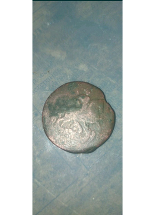 Монета елезаветы 2 дві копійки 1757 року1 фото