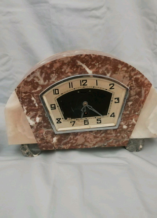 Старовинний годинник мармур франція старовинні годинники настільн1 фото
