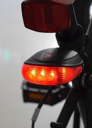 Велосипедний ліхтар з лазерною доріжкою - laser tail light6 фото