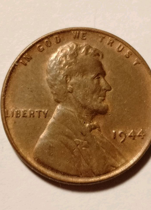 One cent один цент сша 19441 фото