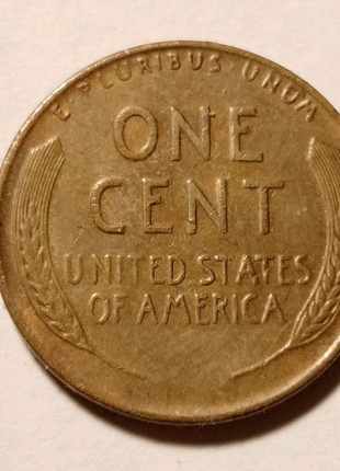 One cent один цент сша 19442 фото