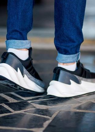 Чоловічі кросівки "adidas sharks gray & black"2 фото
