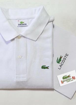 Оригінальні чоловічі футболки поло lacoste3 фото