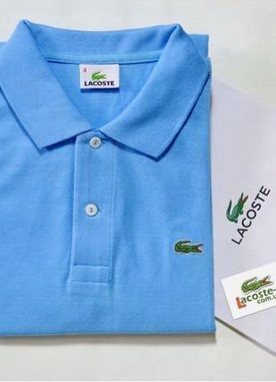 Оригінальні чоловічі футболки поло lacoste6 фото