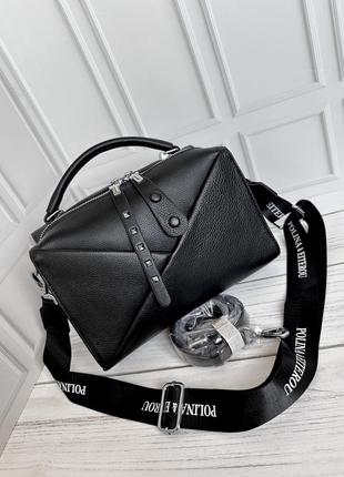 Женская кожаная сумка. клатч кожаный.кроссбоди. polina &amp; Beiterou.2 фото