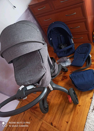 Stokke v5, v6, коляска stokke xplory, коляска 2 в 12 фото