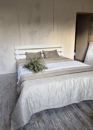 Ліжко з дерева, дерев‘яне ліжко1 фото