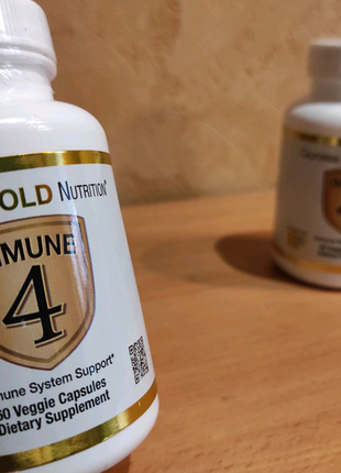 California gold nutrition, immune 4 комплекс вітамінів с,д3,цинк2 фото