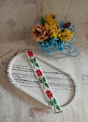 Бпаслеты из бисера.ручная работа