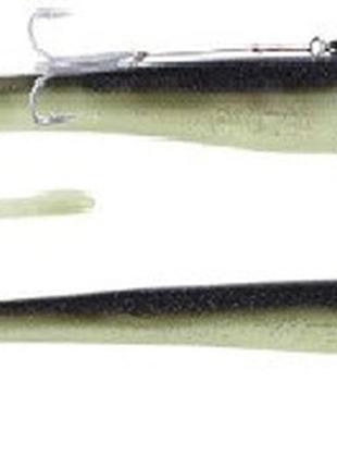 Мягкая приманка balzer soft lure adrenalin artik eel 30см 400гр серый светонак.