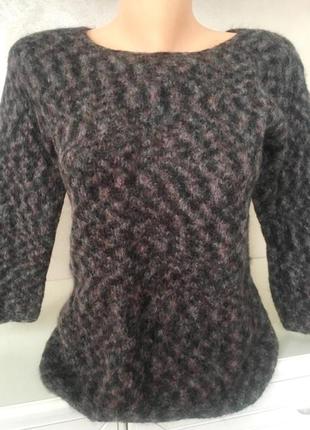 Тёплый мягкий мохеровый свитер1 фото