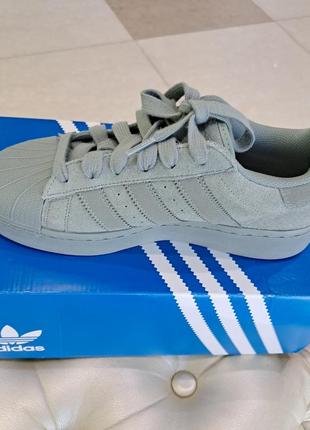 Adidas originals superstar xlg. стильные трендовые кроссовки адидас оригинал3 фото