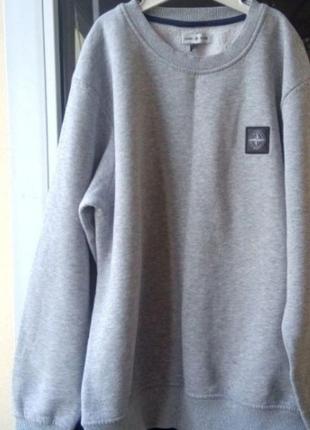 Stone island grey светр сірий