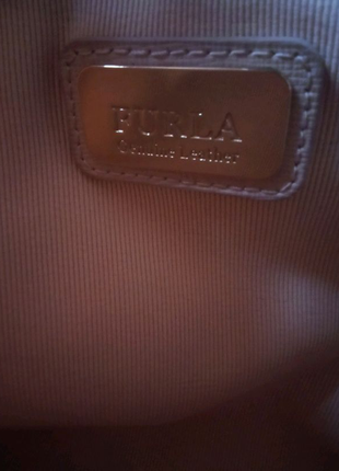 Сумка жіноча шкіряна оригінал класична furla рожева2 фото