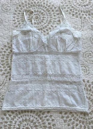 Маечка ажурная в бельевом стиле франция