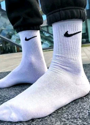 Шкарпетки чоловічі спортивні високі nike розмір 41-452 фото