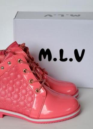 Ботинки демисезонные для девочек m.v.l.