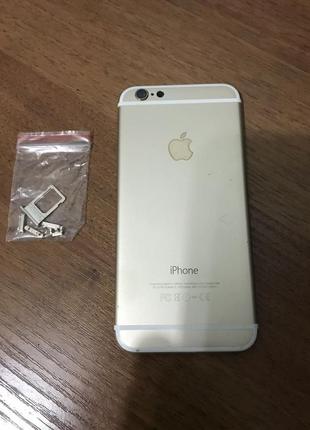 Корпус, задня кришка iphone 6 gold