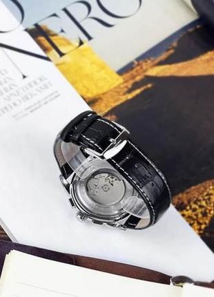Мужские механические наручные часы forsining 319 black-cuprum-black с автоподзаводом.2 фото