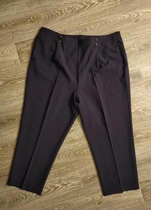 Балталл легкие весенние темные, укороченные брюки брюки штани большой размер2 фото