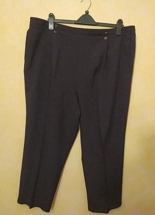 Балталл легкие весенние темные, укороченные брюки брюки штани большой размер1 фото