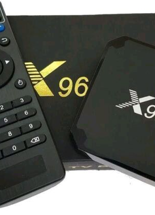Приставка смарт тв бокс smart tv box x96 mini 4-ядерная 2гб/16гб