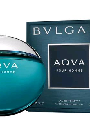 Туалетная вода мужская bvlgari aqva pour homme 100ml2 фото