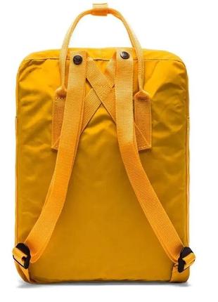 Рюкзак fjallraven kanken classic жовтий 16 л унісекс4 фото