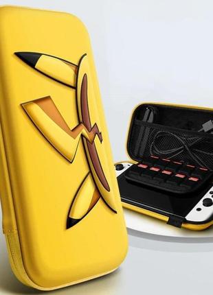 Чехол deluxe pikachu для nintendo switch / oled