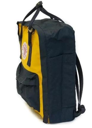 Рюкзак fjallraven kanken classic жовто-синій2 фото