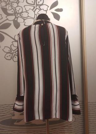 Брендовая вискозная блузка большого размера9 фото