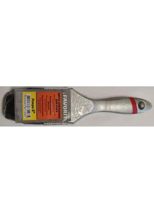 Кисть малярная флейцевая для лака 2", тип "лакра" favorit