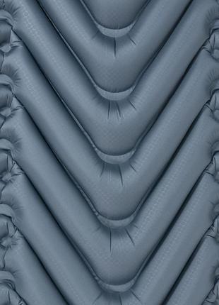 Надувний килимок klymit static v luxe sl (цвет atlantic deep)3 фото
