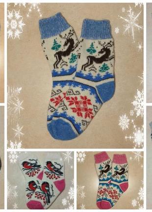 Жіночі теплі шкарпетки з оленями зимові вовняні шкарпетки шкарпет