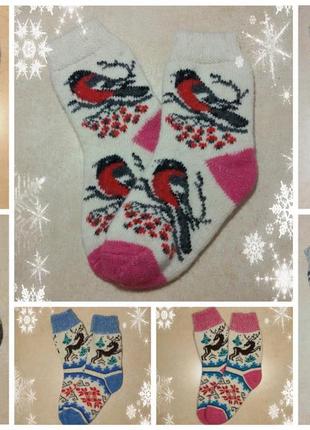 Жіночі вовняні шкарпетки снігурі зимові теплі шкарпетки шкарпетки1 фото