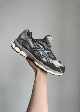 Asics gel-nyc beige brown кроссовки1 фото