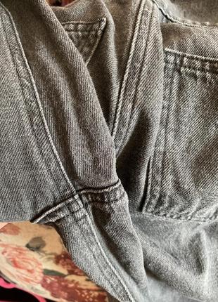 Широкие укороченные джинсы/ бриджи cropped next wide leg crop5 фото