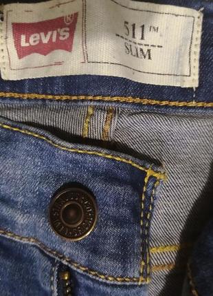 Джинси levis 511 slim3 фото